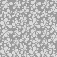 Seamless pattern with monograms on a gray background vector