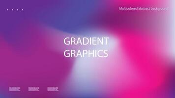 Trendy minimalist fluid blurred gradient background. Modern background for poster, brochure, advertisement, placards, website landing page. Vector illustration