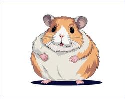 Cute Hamster Vector