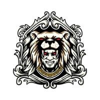 man with tiger mask vector