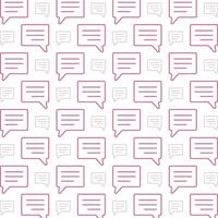 Feedback delightful trendy red color repeating pattern vector illustration background