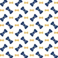 Bow tie wonderful trendy multicolor repeating pattern vector illustration background