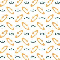 Rotation icon brilliant trendy multicolor repeating pattern vector illustration background