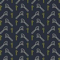 Spoon with sugar repeating pattern trendy style icon beautiful vector illustration background