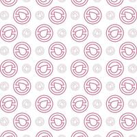 Zero trans fat delightful trendy red color repeating pattern vector illustration background