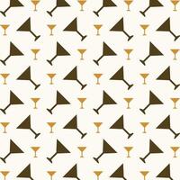 Glass multicolor trendy golden repeating pattern vector illustration background