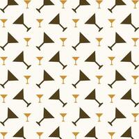 Glass multicolor trendy golden repeating pattern vector illustration background