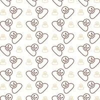 Duck attractive trendy multicolor repeating pattern vector illustration background