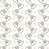 Duck attractive trendy multicolor repeating pattern vector illustration background