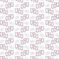 Answer delightful trendy red color repeating pattern vector illustration background