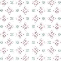 Potrait gorgeous trendy multicolor repeating pattern vector illustration background
