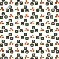 Cubes trendy multicolor repeating pattern vector illustration background