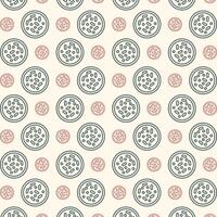 Probiotics icon delightful trendy colorful repeating pattern vector illustration background