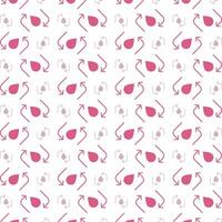 Water balance delightful trendy red color repeating pattern vector illustration background