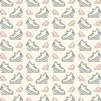 Running icon delightful trendy colorful repeating pattern vector illustration background