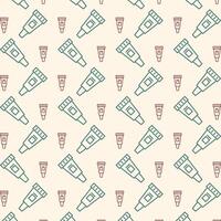 Paint tube unique trendy multicolor repeating pattern vector illustration background