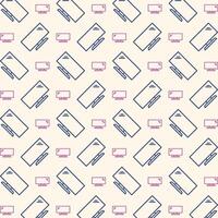 Television awesome trendy multicolor repeating pattern vector illustration background