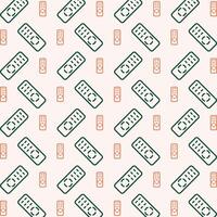 Remote adorable trendy multicolor repeating pattern vector illustration background