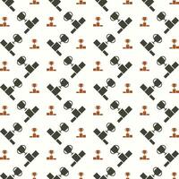 Champion cup trendy multicolor repeating pattern vector illustration background