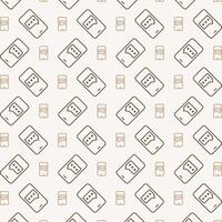 Mobile Message magnificent trendy multicolor repeating pattern vector illustration background