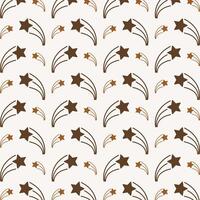 Shooting Star magnificent trendy multicolor repeating pattern vector illustration background