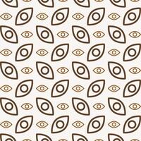 Eye magnificent trendy multicolor repeating pattern vector illustration background