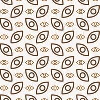 Eye magnificent trendy multicolor repeating pattern vector illustration background