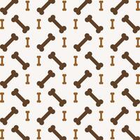Dog bone magnificent trendy multicolor repeating pattern vector illustration background