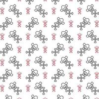 Pirate unique trendy multicolor repeating pattern vector illustration background