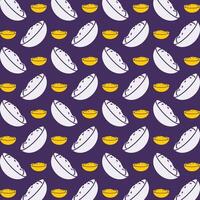 Cereals stunning trendy multicolor repeating pattern vector illustration background