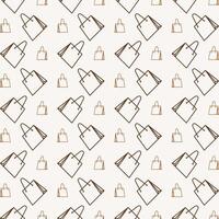 Shoping bag magnificent trendy multicolor repeating pattern vector illustration background
