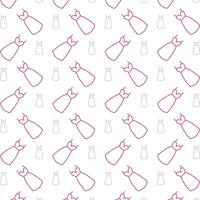 Dress delightful trendy red color repeating pattern vector illustration background