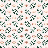 Law scale adorable trendy multicolor repeating pattern vector illustration background