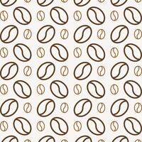 Coffee Bean magnificent trendy multicolor repeating pattern vector illustration background