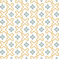 Plus brilliant trendy multicolor repeating pattern vector illustration background