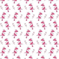 Barbeque delightful trendy red color repeating pattern vector illustration background
