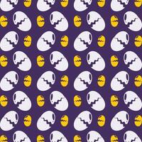 Egg stunning trendy multicolor repeating pattern vector illustration background