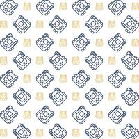 School bag wonderful trendy multicolor repeating pattern vector illustration background