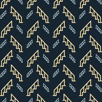 Ladder charming trendy multicolor repeating pattern vector illustration background