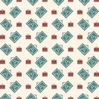 Picture unique trendy multicolor repeating pattern vector illustration background