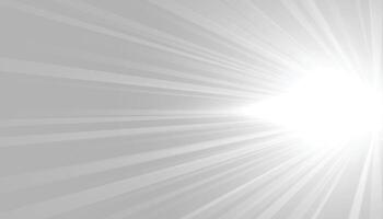 gray background with white glowing rays design vector