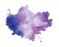 hand painter colors watercolor stain texture background vector