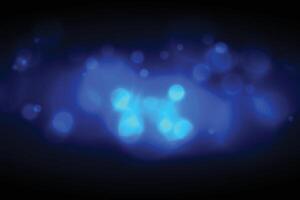 glowing blue bokeh light effect background design vector