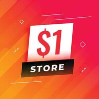 dollar one store online deals background vector