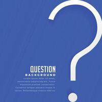 web question mark help and support page template design vector