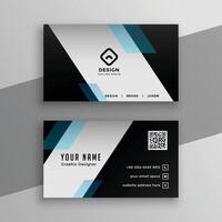 stylish corporate business card design template vector