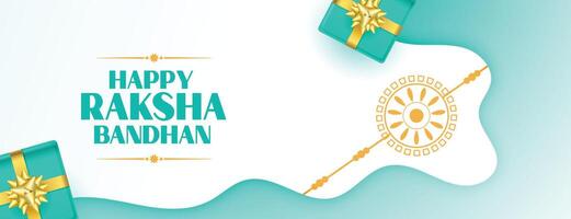 hindu festival raksha bandhan background in modern style vector