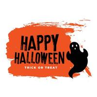 happy halloween scary grunge background design vector