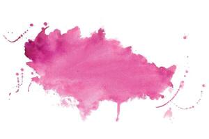 pink shade watercolor stain texture background design vector