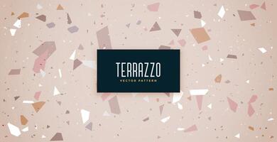 classic terrazzo flooring tiles pattern texture background vector